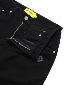 画像4: 【送料無料】GUAPI OBSIDIAN BLACK BASICS FLARED DENIM (4)
