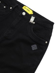 画像3: 【送料無料】GUAPI OBSIDIAN BLACK BASICS FLARED DENIM (3)
