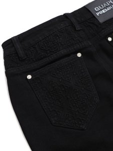 画像6: 【送料無料】GUAPI OBSIDIAN BLACK BASICS FLARED DENIM (6)