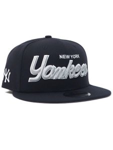 画像1: NEW ERA 9FIFTY WORDMARK SCRIPT YANKEES (1)