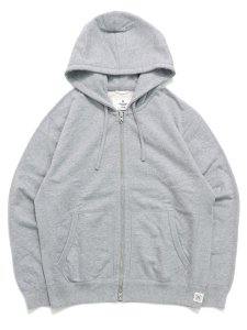 画像1: 【送料無料】REIGNING CHAMP MIDWEIGHT TERRY STANDARD ZIP HOODIE H.GY (1)