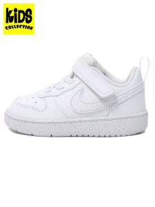 画像1: 【KIDS】NIKE COURT BOROUGH LOW RECRAFT TD WHITE/WHITE (1)