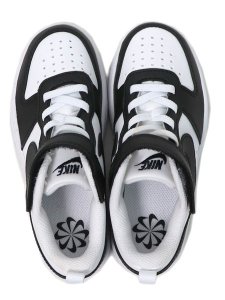 画像6: 【KIDS】NIKE COURT BOROUGH LOW RECRAFT PS WHITE/BLACK (6)