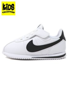 画像1: 【KIDS】NIKE CORTEZ EASYON TD WHITE/BLACK (1)