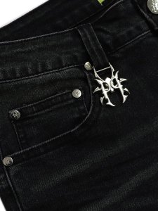 画像6: 【送料無料】PAIN LAB WASHED BLACK SKINNY DENIM (6)