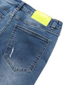 画像5: 【送料無料】PAIN LAB AQUA BLUE STACKED DENIM (5)