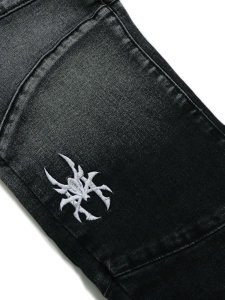画像8: 【送料無料】PAIN LAB GREY FADE SKINNY DENIM (8)