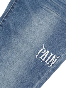 画像7: 【送料無料】PAIN LAB AQUA BLUE SKINNY DENIM (7)