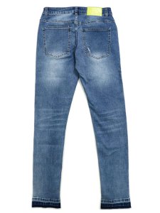 画像2: 【送料無料】PAIN LAB AQUA BLUE SKINNY DENIM (2)