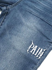 画像7: 【送料無料】PAIN LAB AQUA BLUE STACKED DENIM (7)