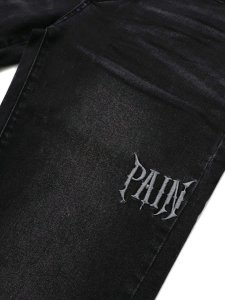 画像7: 【送料無料】PAIN LAB WASHED BLACK SKINNY DENIM (7)