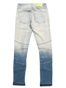 画像2: 【送料無料】PAIN LAB BLUE FADE SKINNY DENIM (2)