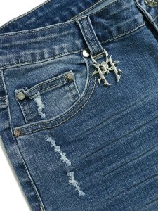 画像6: 【送料無料】PAIN LAB AQUA BLUE SKINNY DENIM (6)