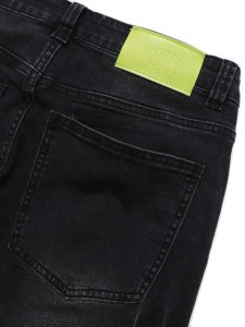 画像5: 【送料無料】PAIN LAB WASHED BLACK SKINNY DENIM (5)