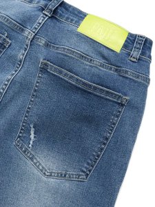 画像5: 【送料無料】PAIN LAB AQUA BLUE SKINNY DENIM (5)