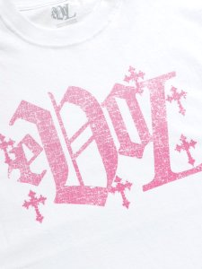 画像3: EVOL BY FUTURE PINK EVOL CROSS TEE (3)