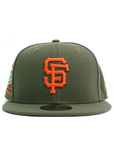 画像2: NEW ERA 59FIFTY CS GIANTS CANDLESTICK U/GY FB OLV (2)