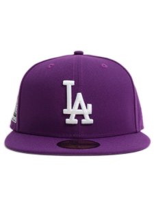 画像2: NEW ERA 59FIFTY CS DODGERS WS2024 U/GY FB PUR/WHT (2)