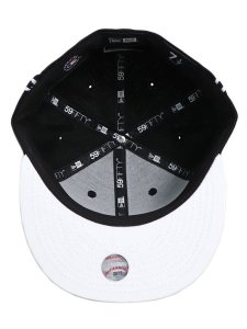 画像5: NEW ERA 59FIFTY CS TIGERS PIPING U/WH FB BLK/WHT (5)