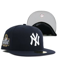 画像1: NEW ERA 59FIFTY CS YANKEES WS2024 U/GY FB NVY/WHT (1)