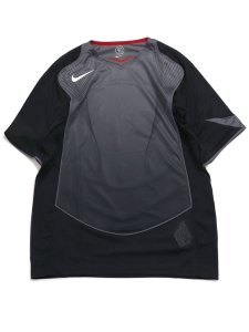 画像1: NIKE DF T90 SS JSY-BLACK/LT GRAPHITE/GYM RED (1)