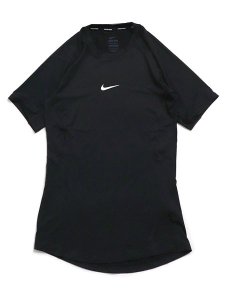 画像1: NIKE PRO DF TIGHT TOP SS-BLACK (1)