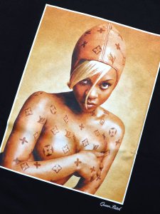 画像3: Rap Attack QUEEN BITCH TEE BLACK (3)