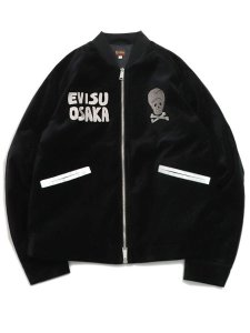 画像2: 【送料無料】EVISU VINTAGE PADDED WORK JACKET BLACK (2)