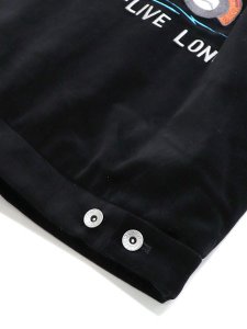 画像8: 【送料無料】EVISU VINTAGE PADDED WORK JACKET BLACK (8)