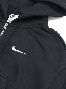 画像3: NIKE WMNS PHNX FLC CROP FZ HDY-BLACK/SAIL (3)