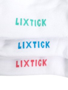 画像3: LIXTICK DRIP SOCKS 3PACK 6TH BLUE/TEAL/CORAL (3)
