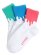 画像1: LIXTICK DRIP SOCKS 3PACK 6TH BLUE/TEAL/CORAL (1)