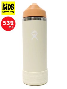 画像1: 【KIDS】Hydro Flask 18 OZ KIDS WIDE MOUTH BOTTLE-COCONUT (1)