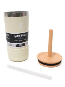 画像3: 【KIDS】Hydro Flask 12 OZ KIDS TUMBLER W/STRAW LID-COCONUT (3)