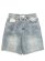 画像1: 【送料無料】ALMOST SOMEDAY NBA CONFERENCE JORTS WASHED BLUE (1)