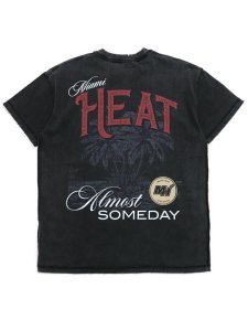 画像1: 【送料無料】ALMOST SOMEDAY NBA MIAMI HEAT TEE VINTAGE BLACK (1)