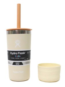 画像2: 【KIDS】Hydro Flask 12 OZ KIDS TUMBLER W/STRAW LID-COCONUT (2)