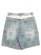 画像2: 【送料無料】ALMOST SOMEDAY NBA CONFERENCE JORTS WASHED BLUE (2)