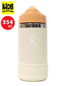 画像1: 【KIDS】Hydro Flask 12 OZ KIDS WIDE MOUTH BOTTLE-COCONUT (1)