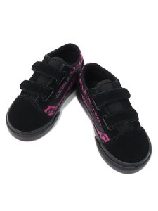 画像5: 【KIDS】VANS TODDLER OLD SKOOL V LEOPARD PINK/BLACK (5)