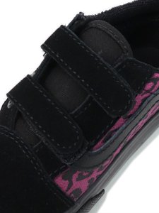 画像7: 【KIDS】VANS TODDLER OLD SKOOL V LEOPARD PINK/BLACK (7)
