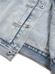 画像6: 【送料無料】LEVI'S TYPE I TRUCKER-TURQUOISE RIVET (6)