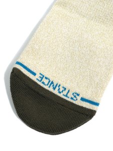画像4: STANCE MARLED STRIPE QUARTER SOCKS IVORY (4)