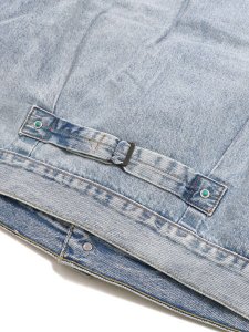 画像7: 【送料無料】LEVI'S TYPE I TRUCKER-TURQUOISE RIVET (7)