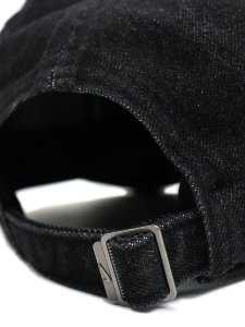 画像7: NIKE UNSTRUCTURED DENIM CAP-BLACK/WHITE (7)