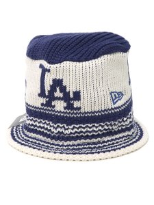 画像2: NEW ERA KNIT BUCKET DODGERS INDIGO BLUE/CHROME (2)