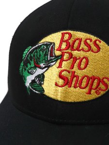 画像6: BASS PRO SHOPS EMB LOGO TWILL TRUCKER CAP CA REPUBLIC (6)