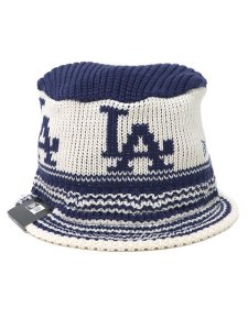 画像3: NEW ERA KNIT BUCKET DODGERS INDIGO BLUE/CHROME (3)