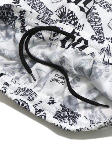 画像5: 【送料無料】Rap Attack RAPPER'S TATTOO SHORTS WHITE (5)