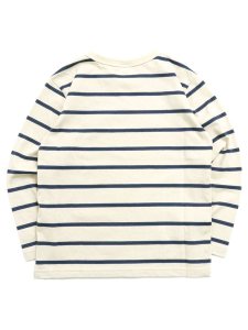 画像2: 【KIDS】CHAMPION KIDS BORDER L/S TEE-IVORY (2)